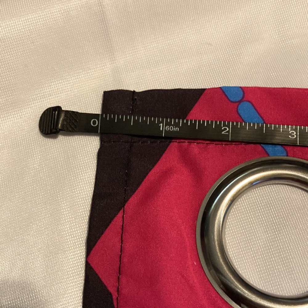 Monster High 3 pc curtain set . Tried to measure in pictures - Picture 9 of 13